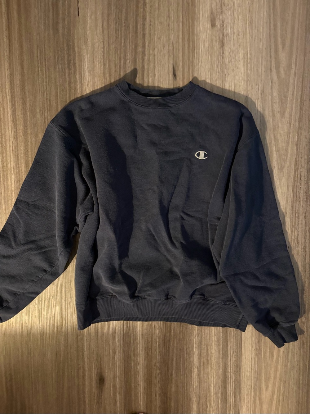 Champion Men's Crewneck Sweatshirt - Navy Blue